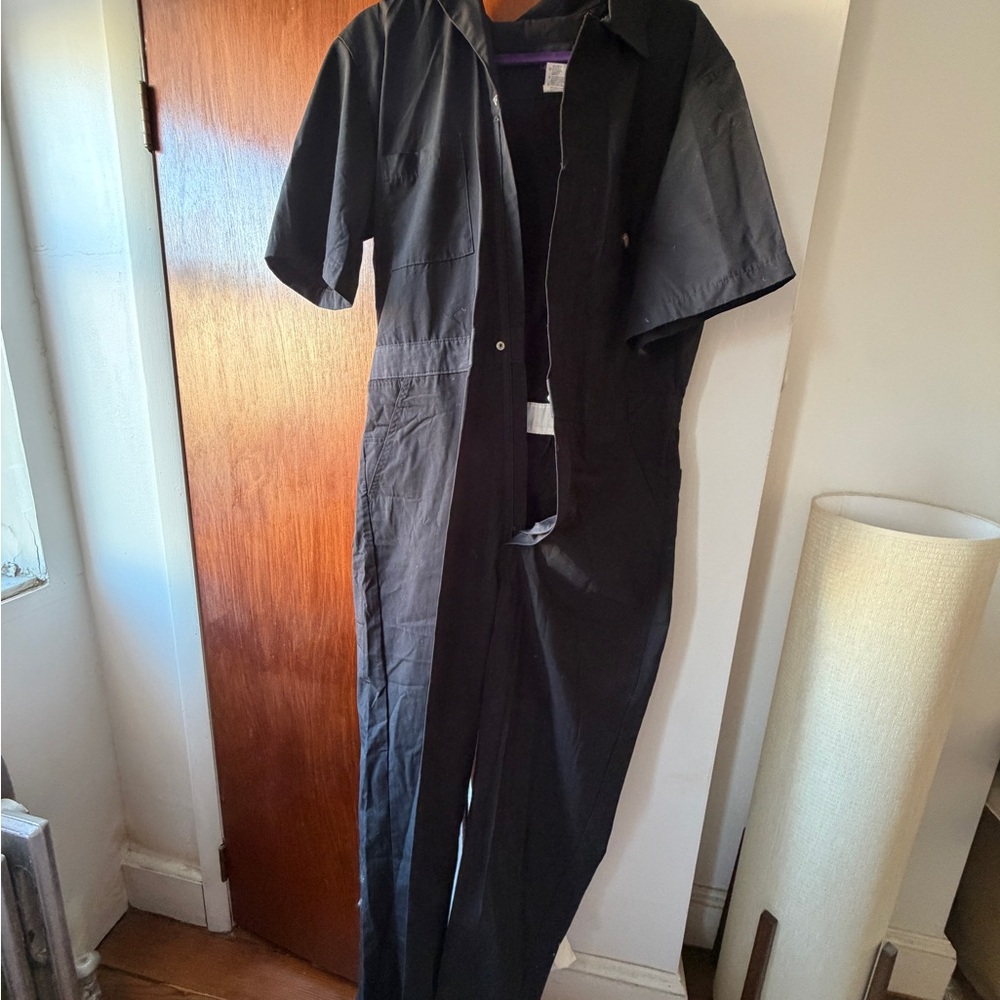 Dickies Black Short Sleeve Jumpsuit